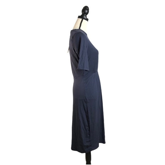 Aware by Vero Moda Womens Short Sleeve Dress Small Blue OEKO-TEX Soft Causal - Picture 4 of 9